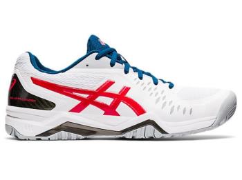 Asics Herr Tennisskor GEL-CHALLENGER 12 Vita/Röda